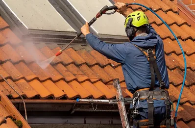 Démoussage et hydrofuge de toiture à Orgères